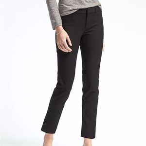 NEW Banana Republic Sloan Slim Ankle Pant - Black, 0P